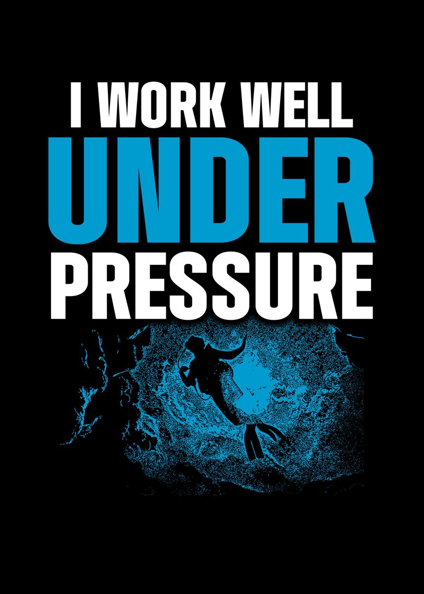 'Dive Pressure' Poster, picture, metal print, paint by Teecher Martin ...