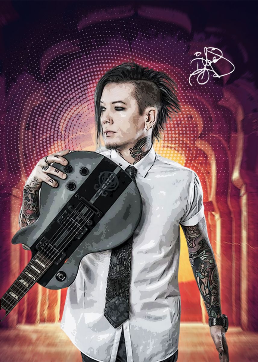 Dj Ashba Poster By Morton Gray Displate