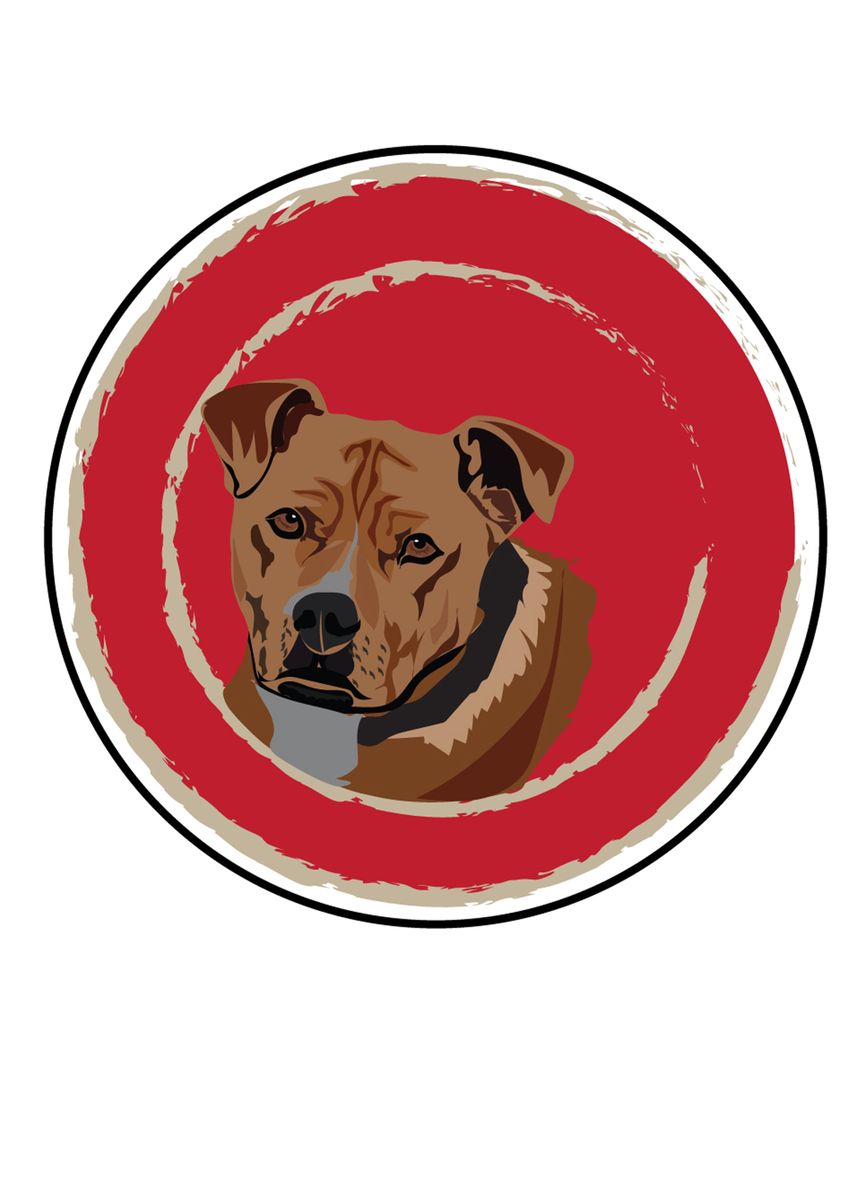 'Big Dog' Poster by miroslavlukicdesign artmagicianino | Displate