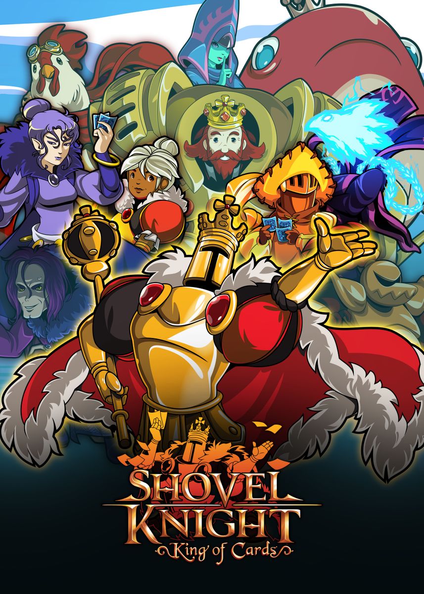 King Of Cards Poster By Shovel Knight Displate