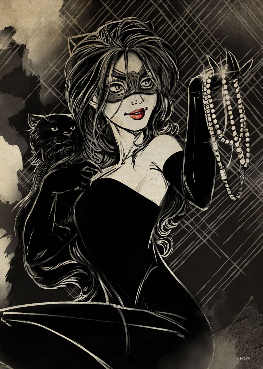 'Bad Kitty' Poster by DC Comics   | Displate