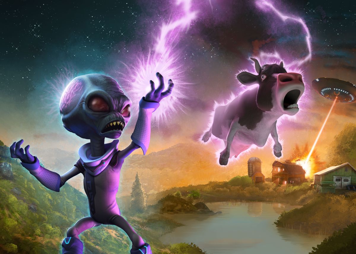 'Turnipseed Farm' Poster by Destroy All Humans Displate