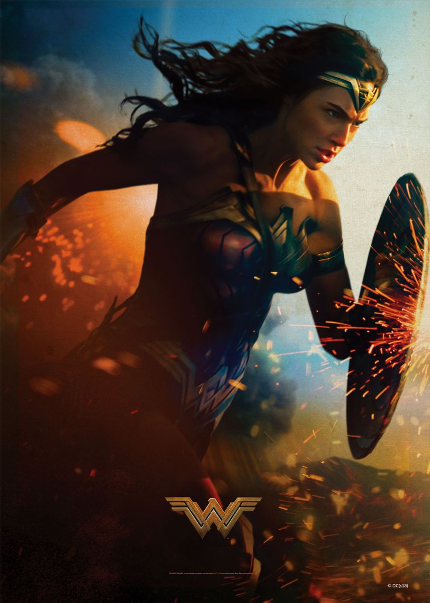 'Wonder Woman' Poster by DC Comics   | Displate