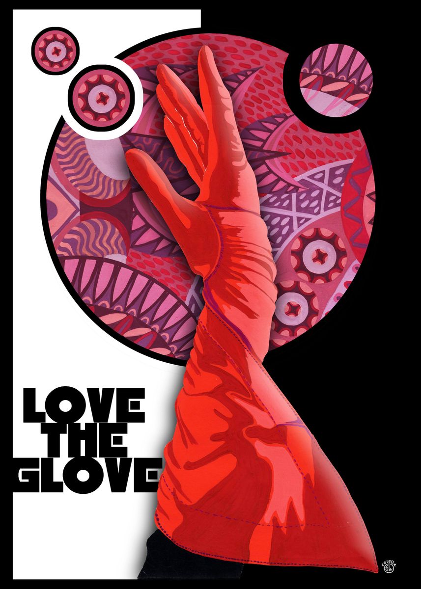 'Love The Glove ' Poster by Colette van der Wal | Displate