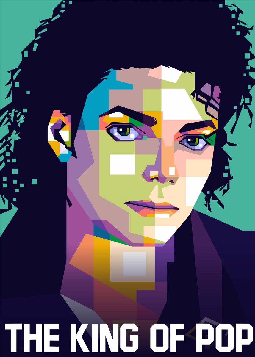 'Michael Jackson' Poster, picture, metal print, paint by Wpap Artist ...