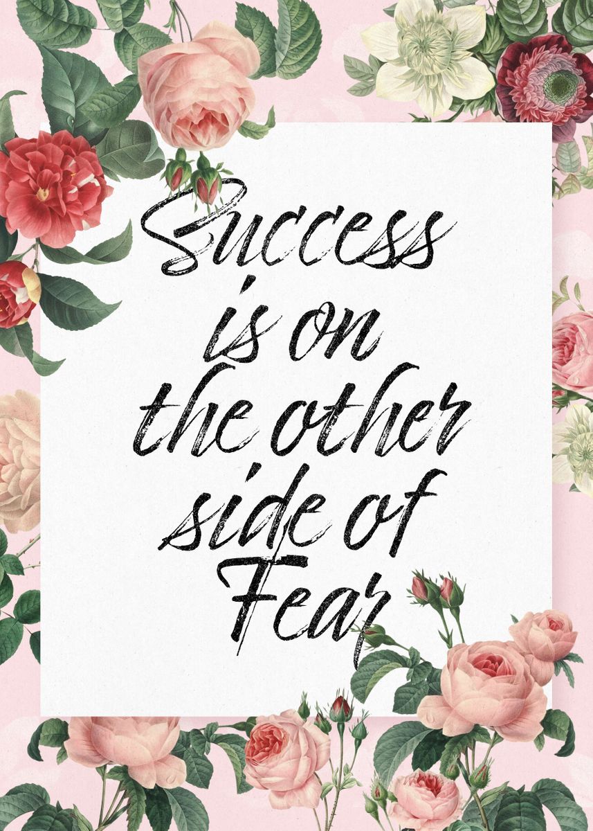 Success And Fear Poster By Optic Riot Displate