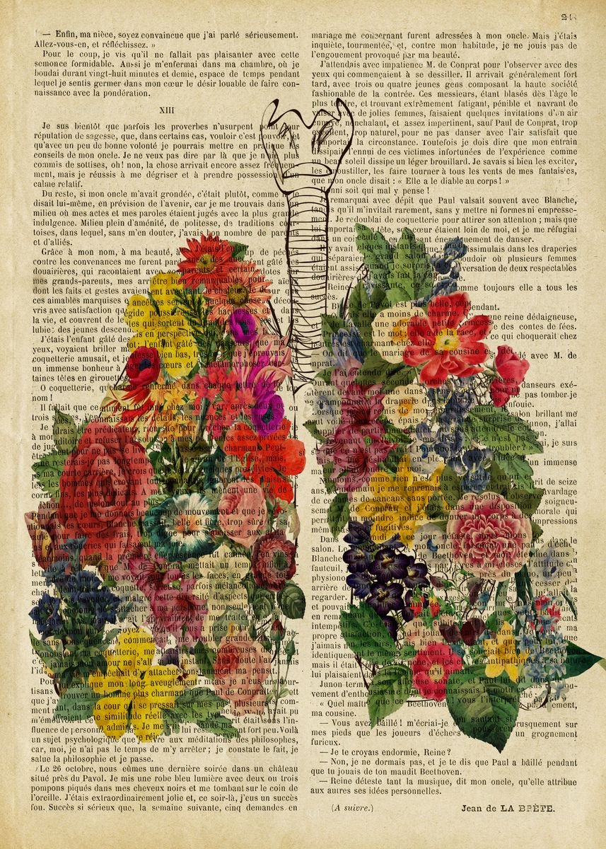 'Floral Lungs Anatomy ' Poster, picture, metal print, paint by uwears ...