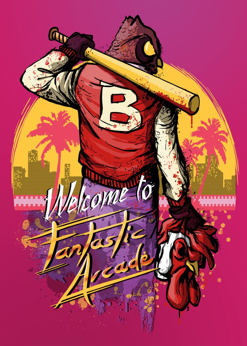 'Fantastic Arcade' Poster, picture, metal print, paint by Moi Escudero ...