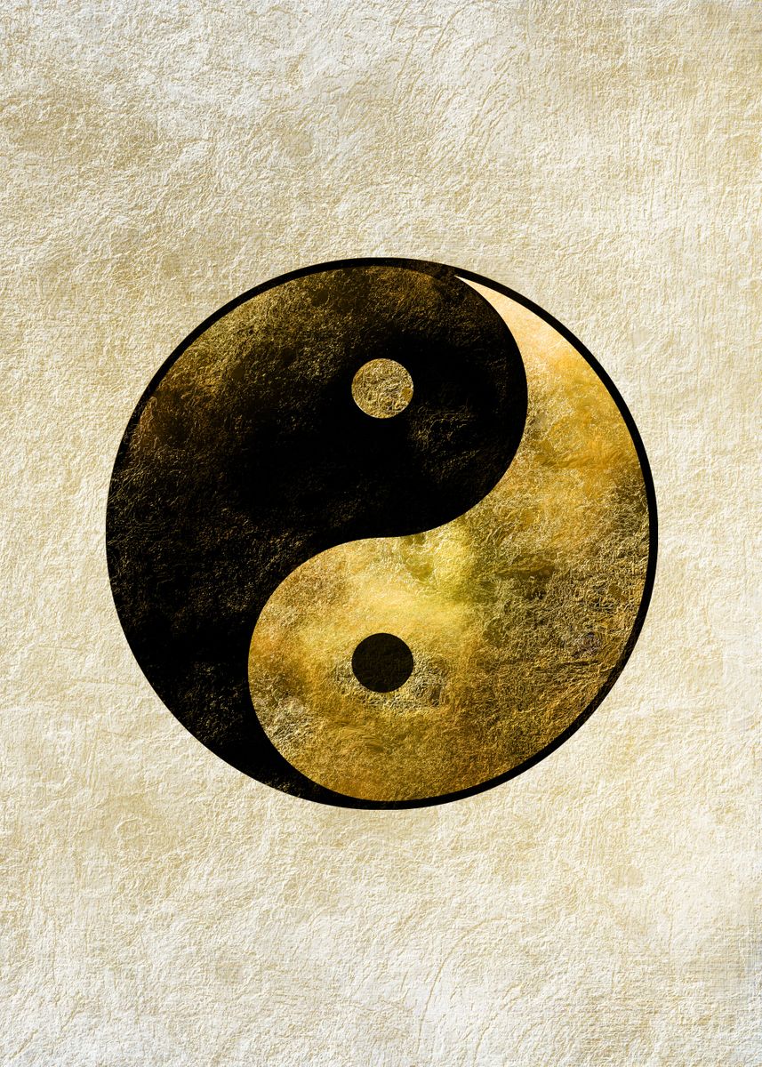'Yin Yang Symbol' Poster by Klara Acel | Displate