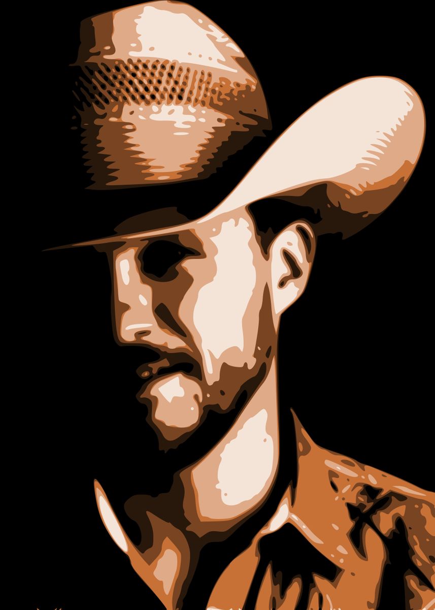 'Cody Johnson' Poster, picture, metal print, paint by Josh B Displate