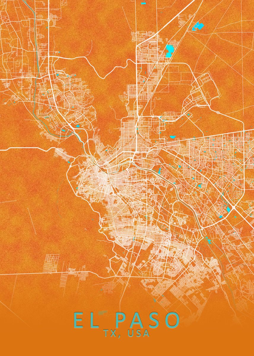 El Paso TX USA City Map Poster By City Map Art Prints Displate Feb4bad1c674ab5774fac69e734014ae 475528b3e30b685743e4010f17a8e8ae