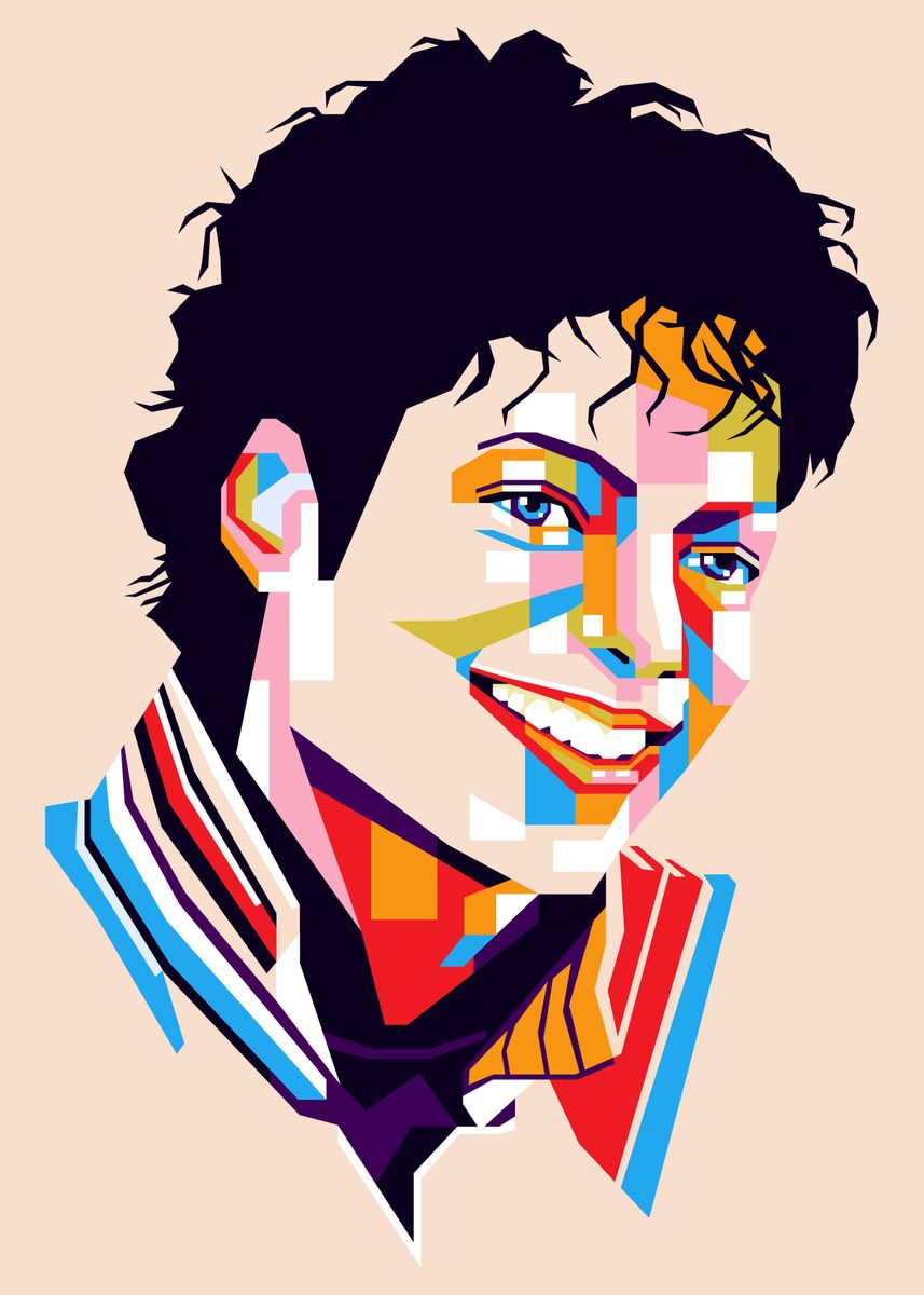 'Michael Jacson Portrait' Poster by Cholik Hamka | Displate