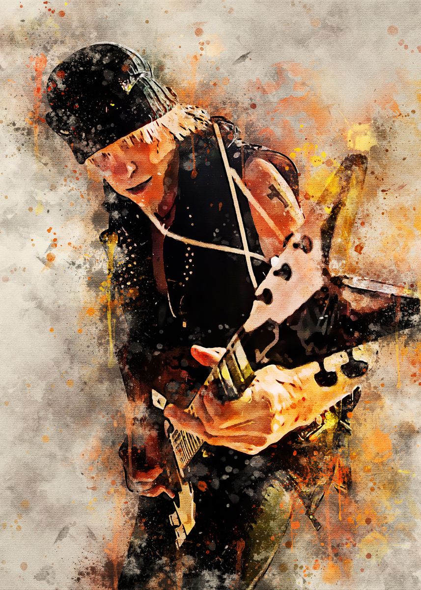 'Michael Schenker ' Poster by Muhammad Irsan | Displate