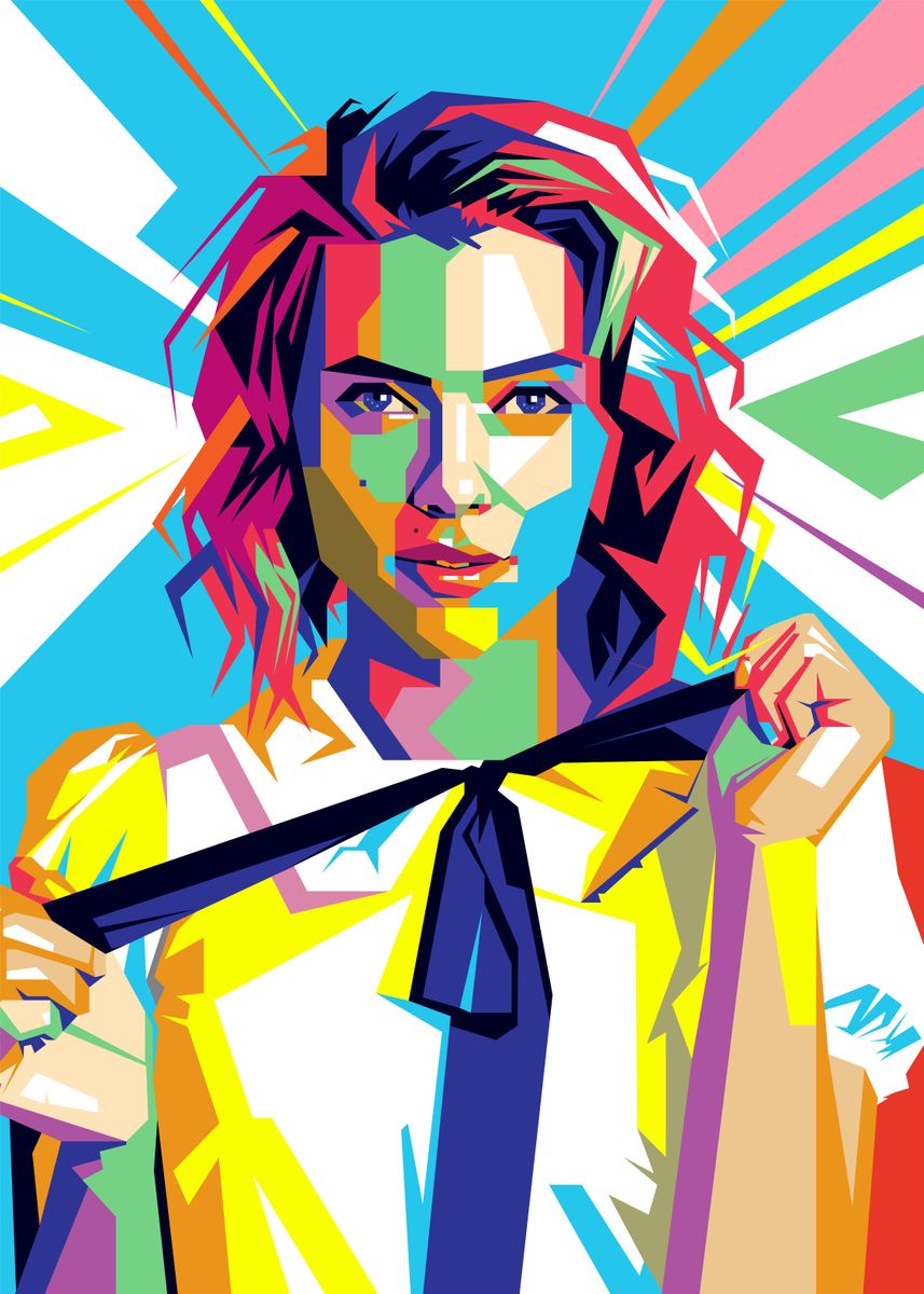 'Scarlett Johansson' Poster by Laksana Ardie | Displate