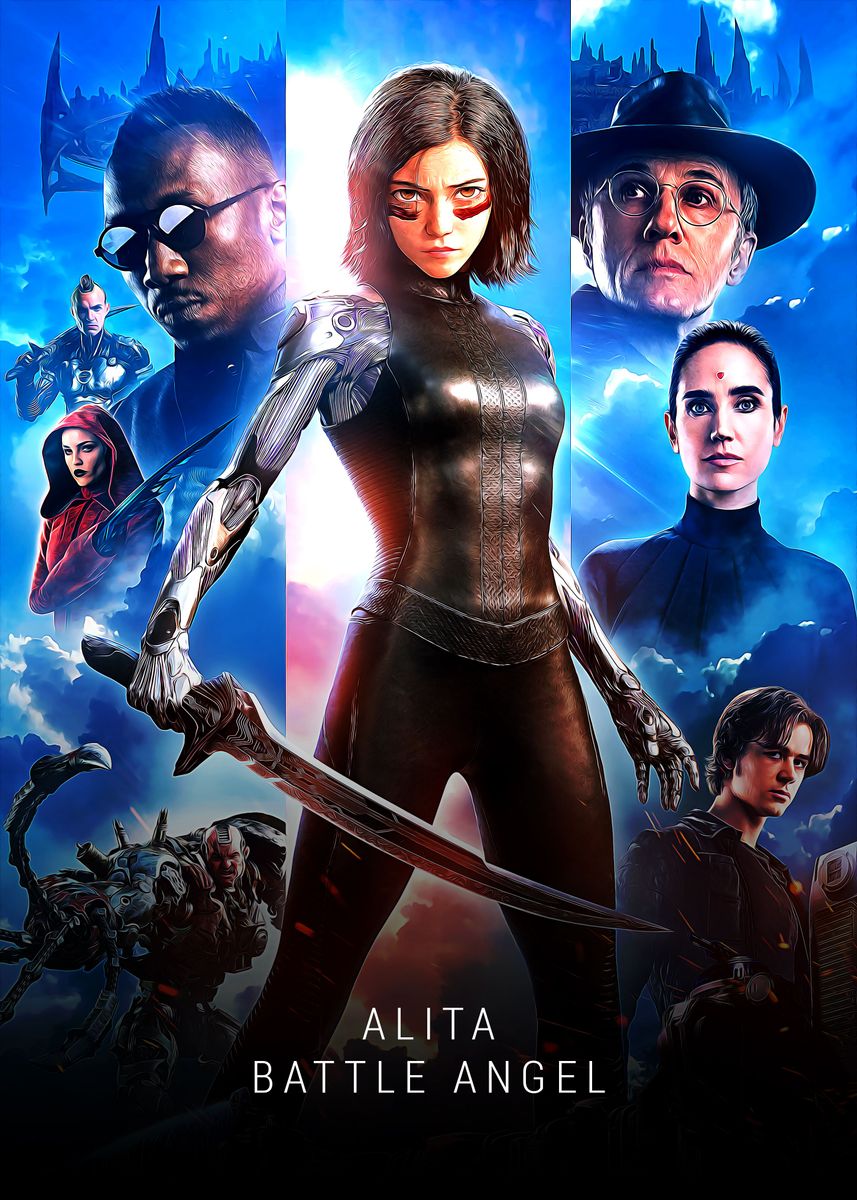 Alita Battle Angel' Poster by SeeMyArt