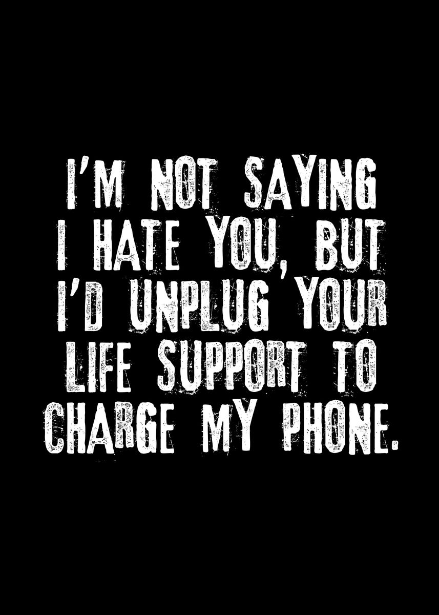  Rude Funny Quotes Poster By Team Awesome Displate