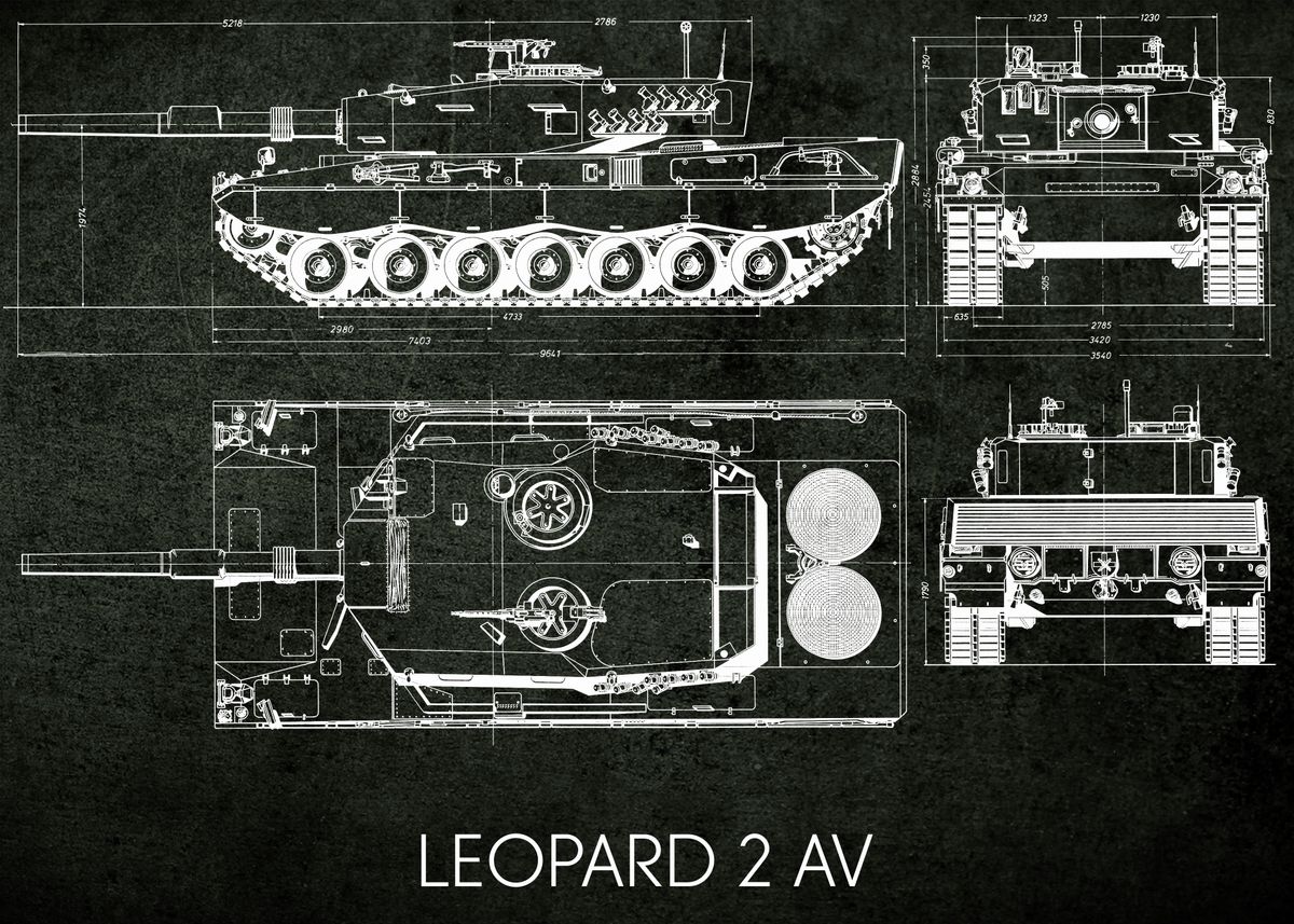 Leopard 2 Av Metal Poster Don Shop Displate