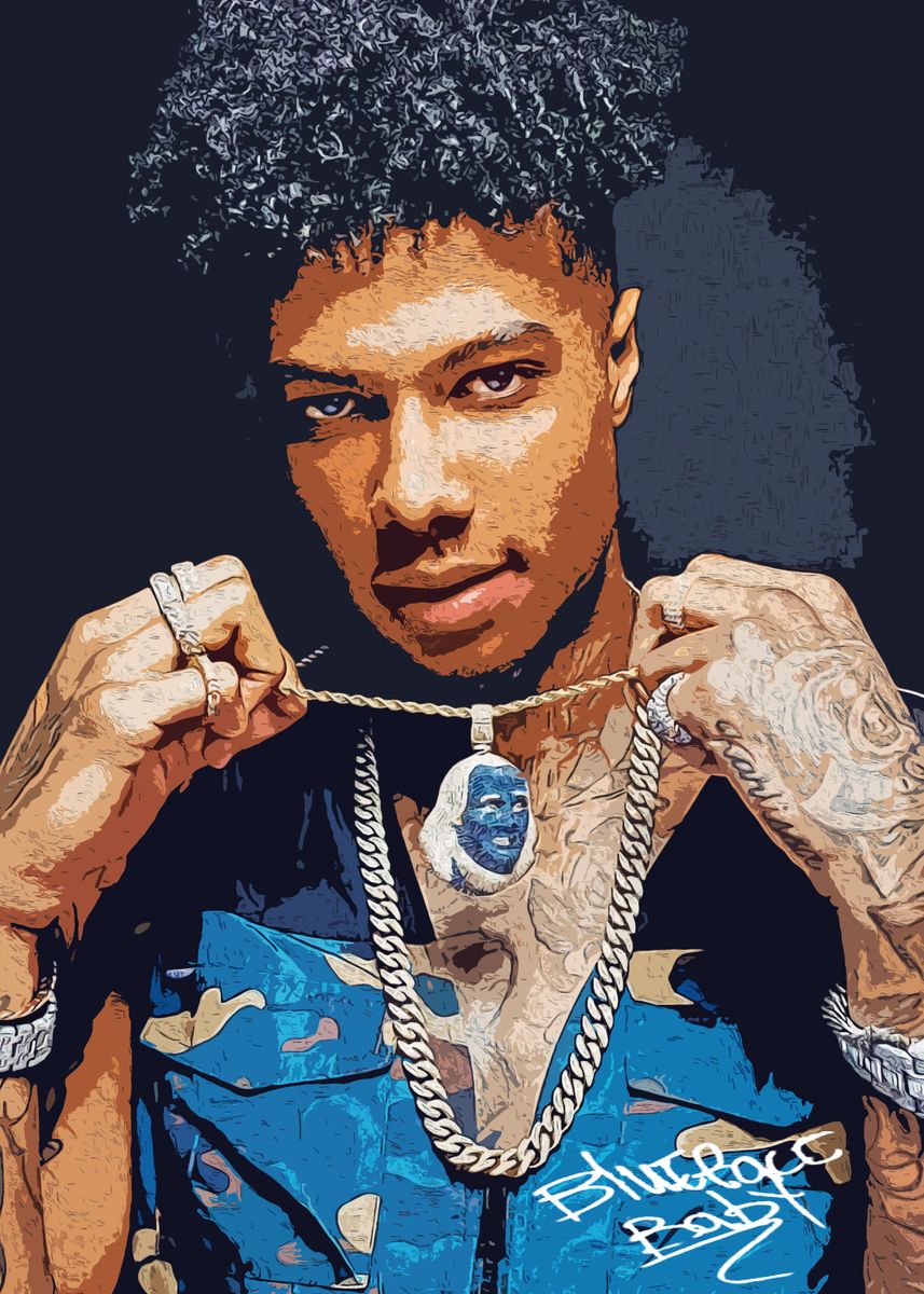 ' Blueface ' Poster by Dillon Holden Displate