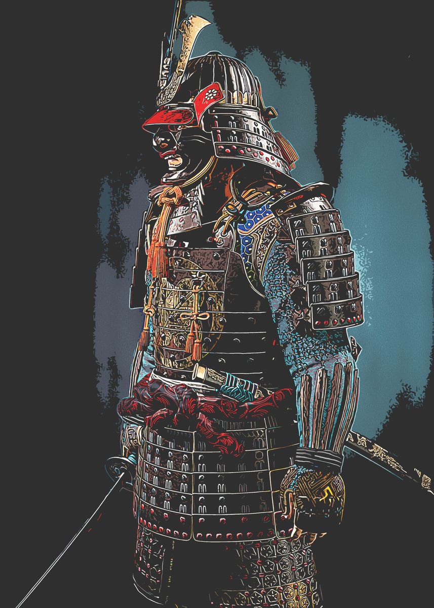 Samurai Poster By Thogi Gio Displate