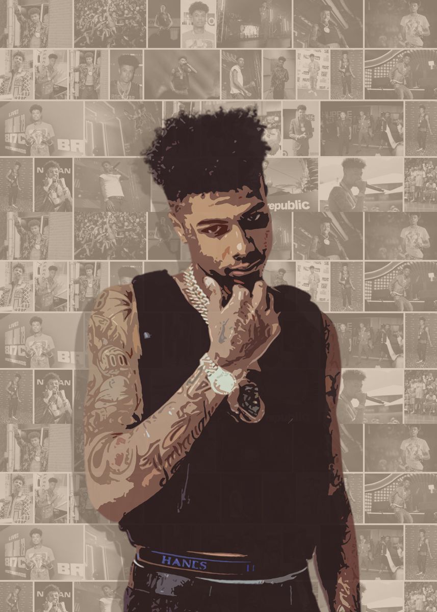 ' Blueface' Poster by Booth Callahan Displate