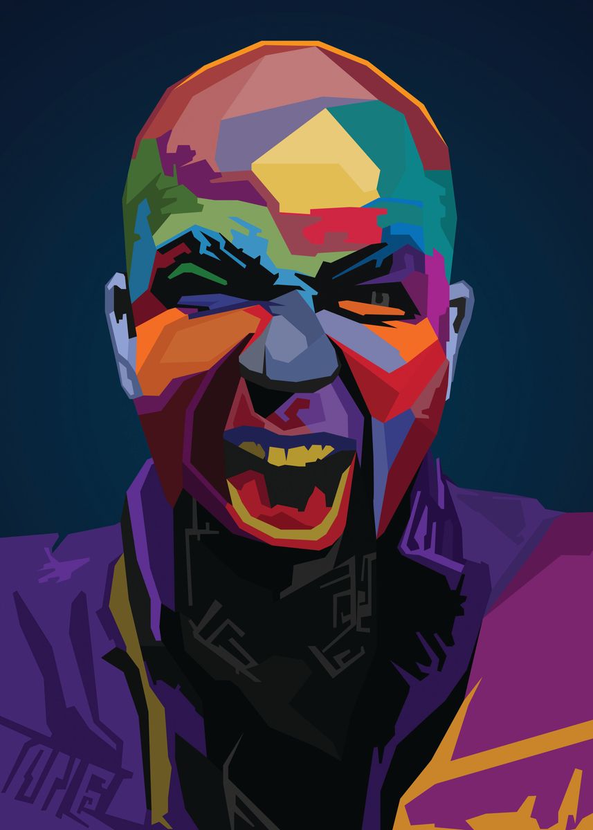 Tech N9ne Wpap Popart Poster Picture Metal Print Paint By Nguyen