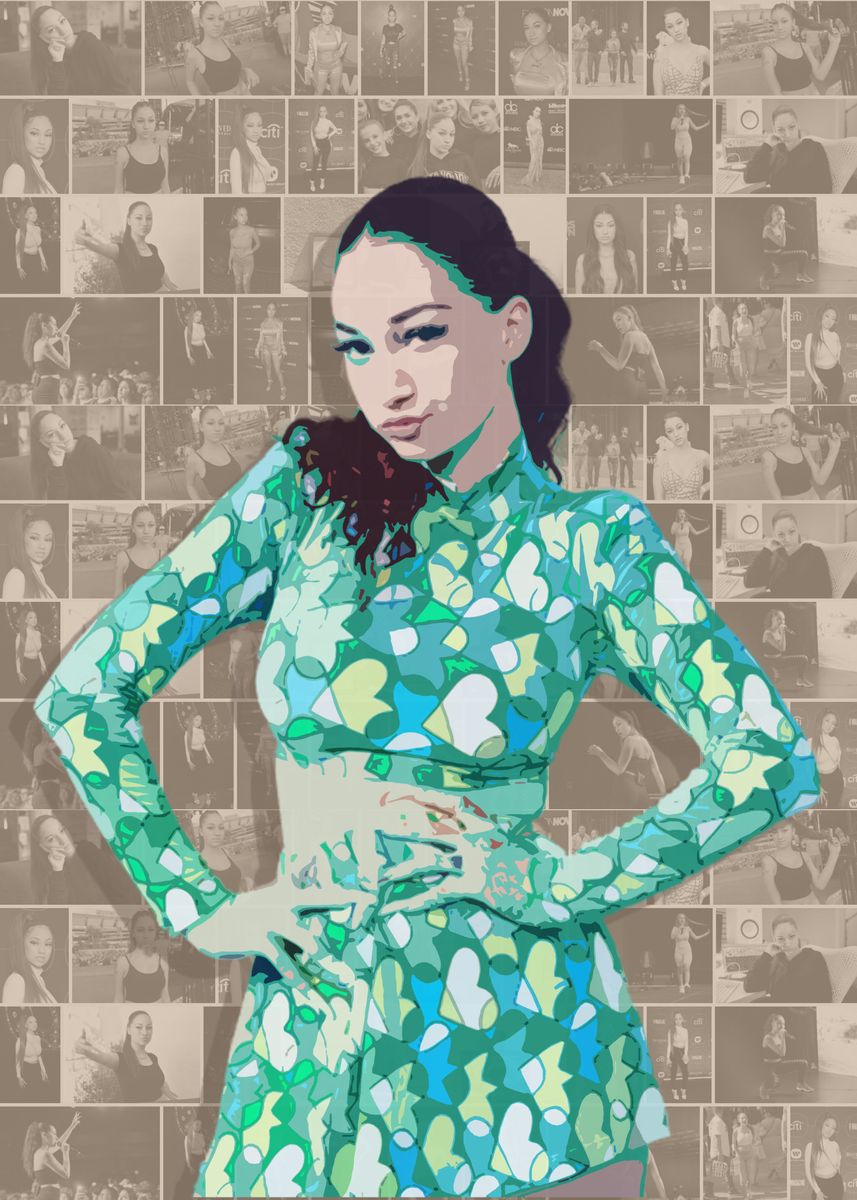 'Bhad Bhabie' Poster by Booth Callahan | Displate