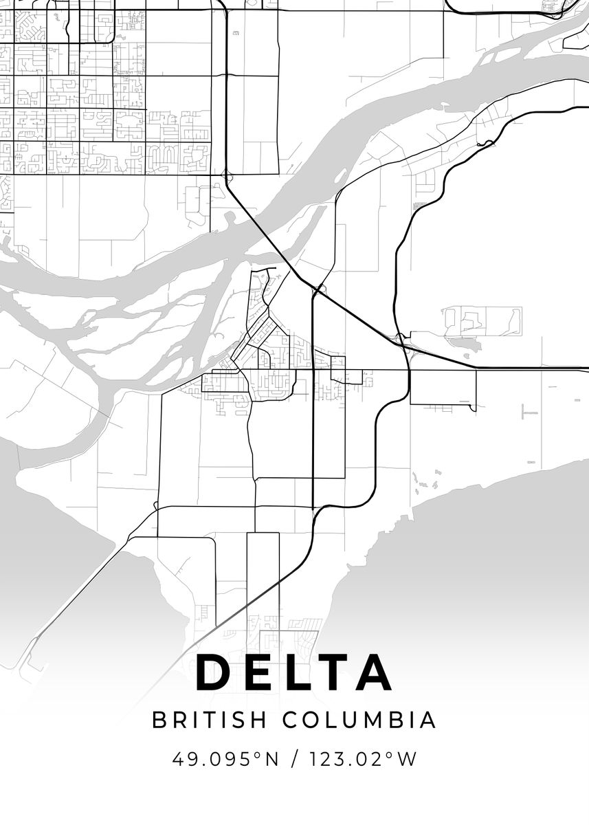 'Delta British Columbia' Poster by Conceptual Photography Displate