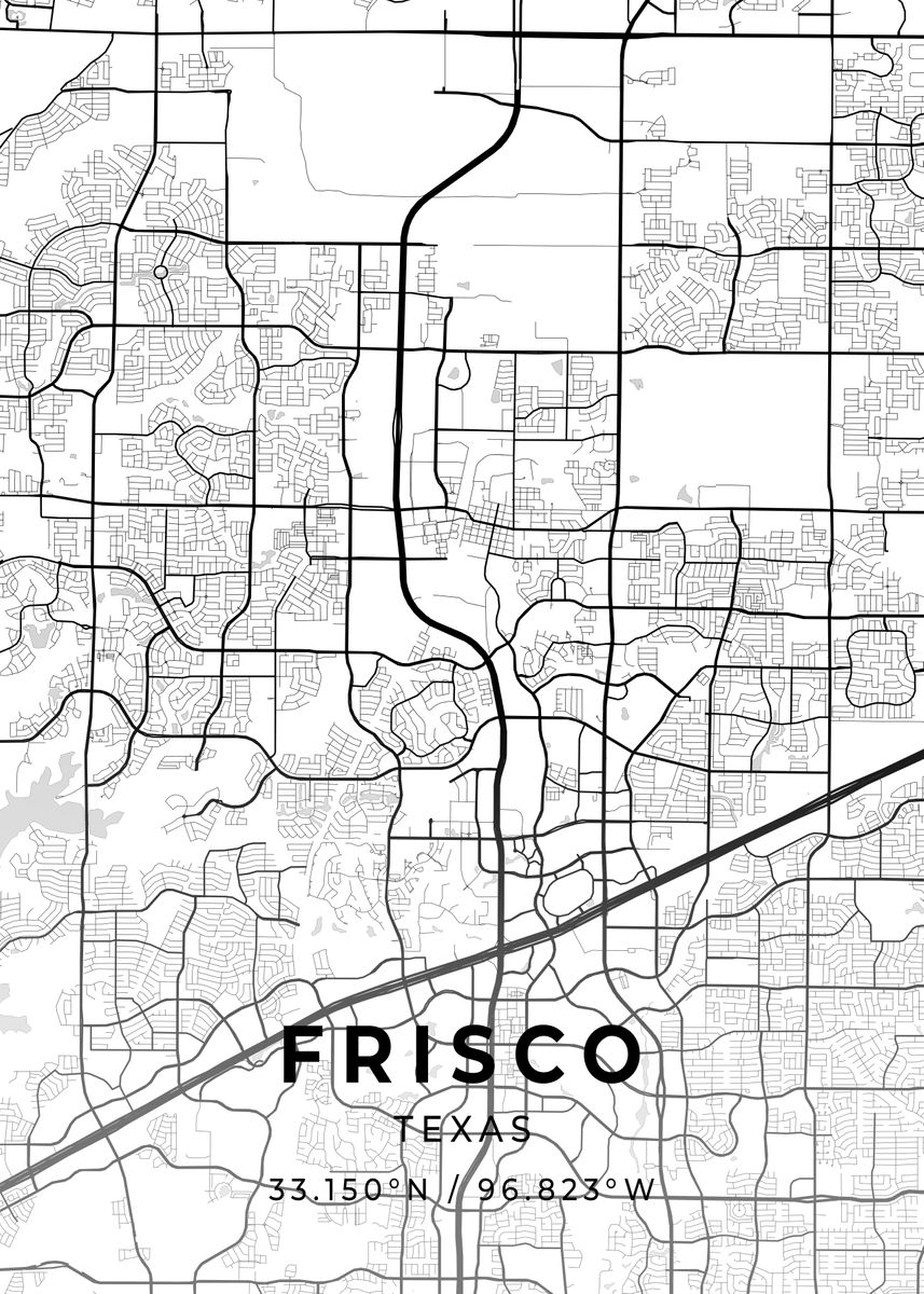 'Frisco Texas' Poster by Conceptual Photography Displate
