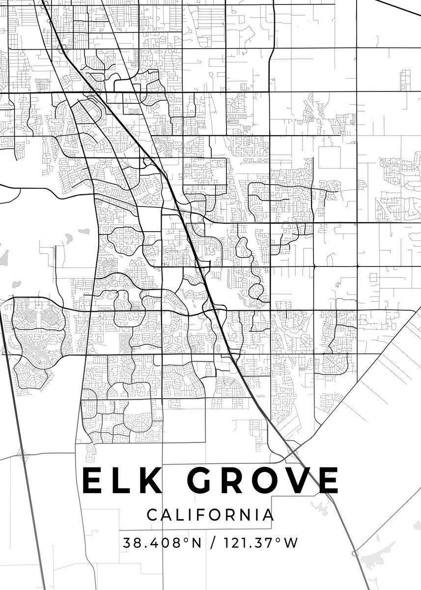 'Elk Grove California' Poster by Conceptual Photography Displate