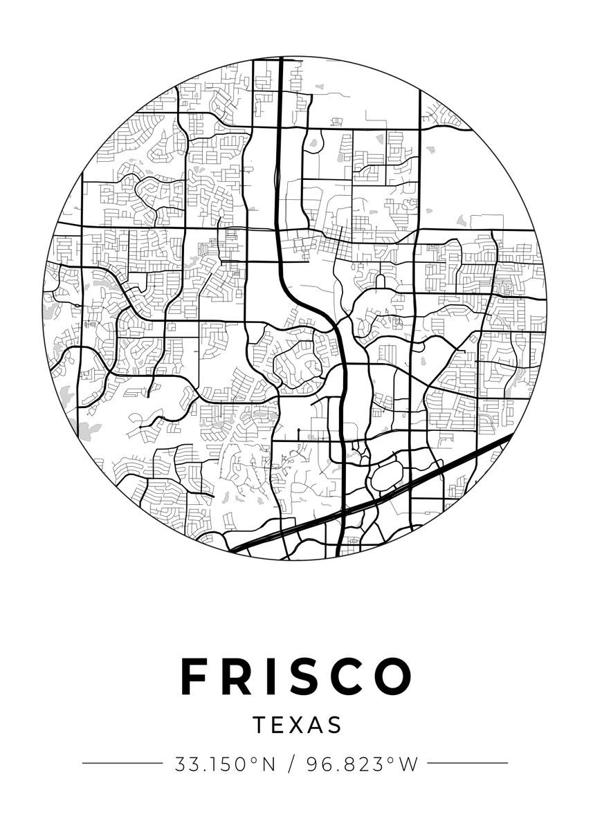 'Frisco Texas' Poster by Conceptual Photography Displate