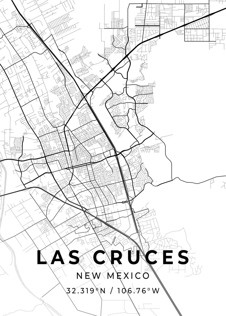 'Las Cruces New Mexico' Poster by Conceptual Photography | Displate