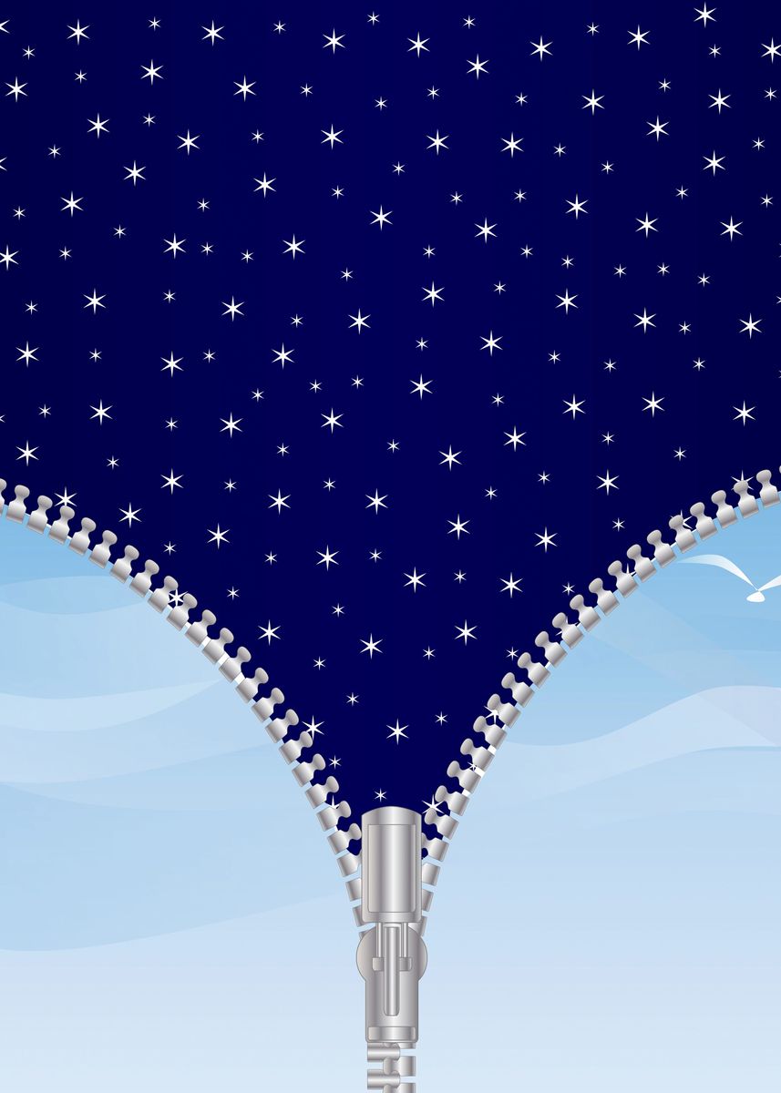 'Zipper Day And Night' Poster, picture, metal print, paint by HomeStead ...