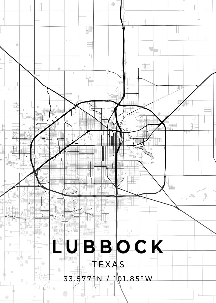 'Lubbock Texas' Poster by Conceptual Photography Displate