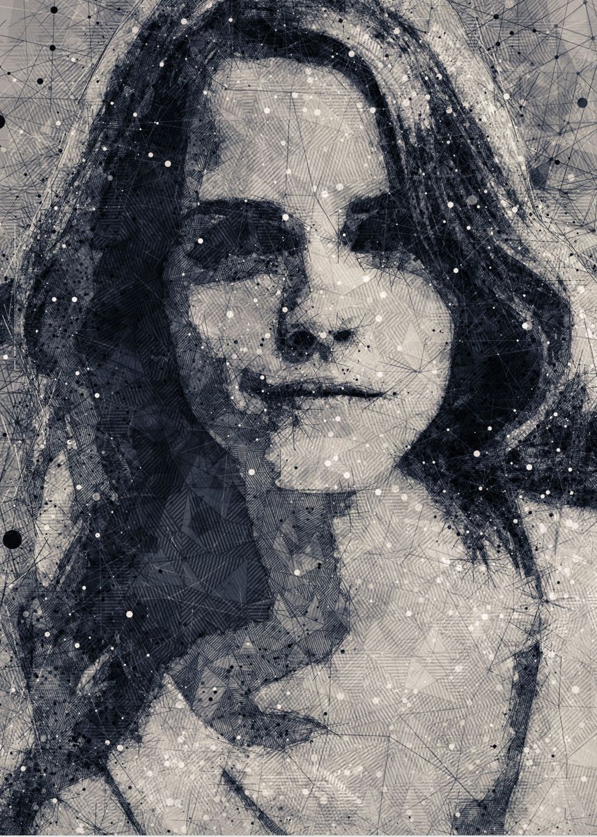 'Emma Watson' Poster, picture, metal print, paint by Alex Mann | Displate