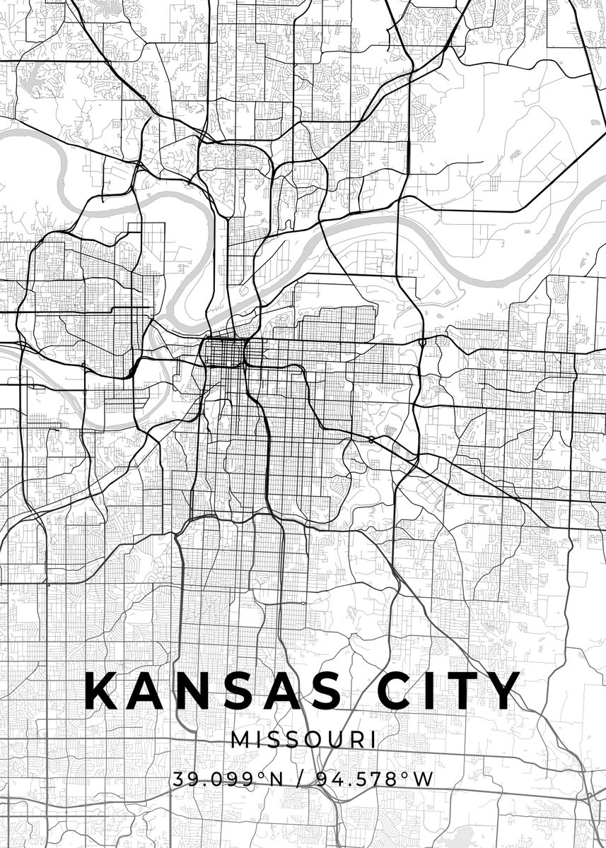 'Kansas City Missouri' Poster by Conceptual Photography | Displate