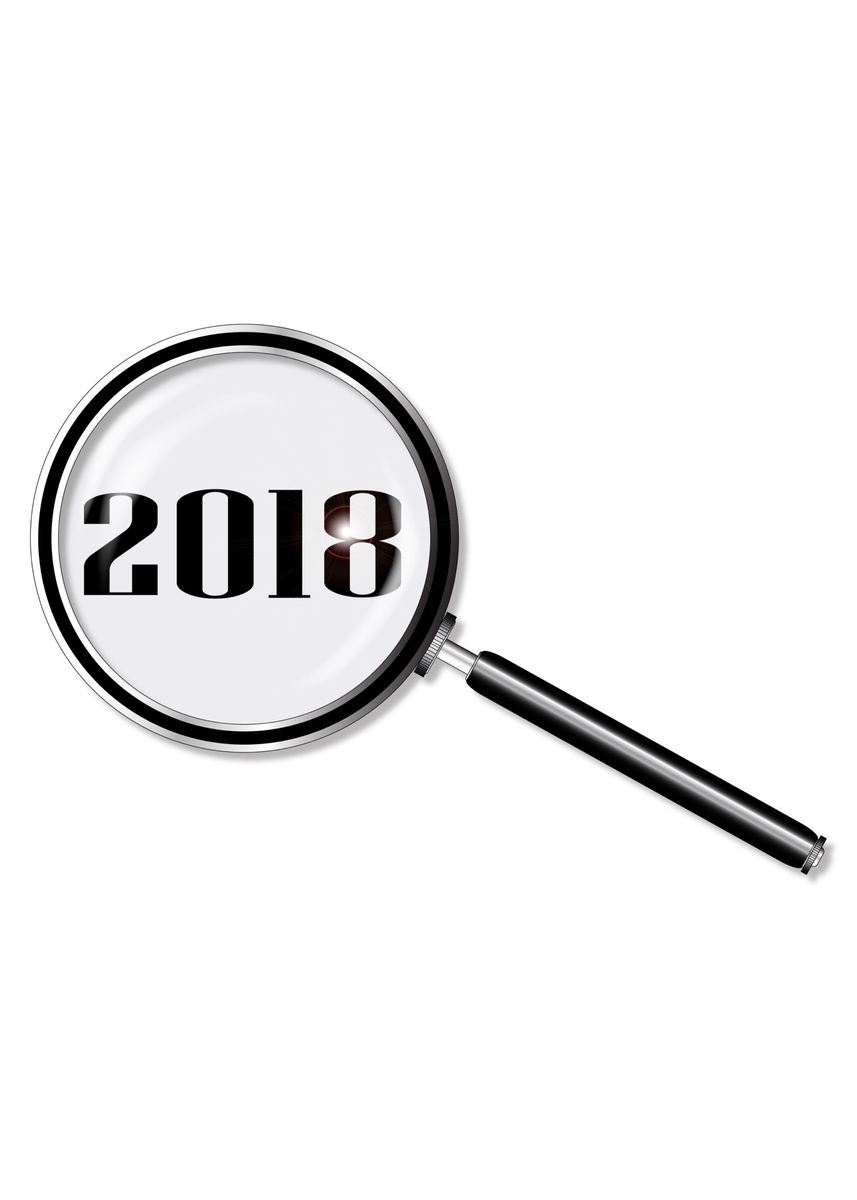 '2018 Magnifying Glass' Poster by HomeStead Digital Displate