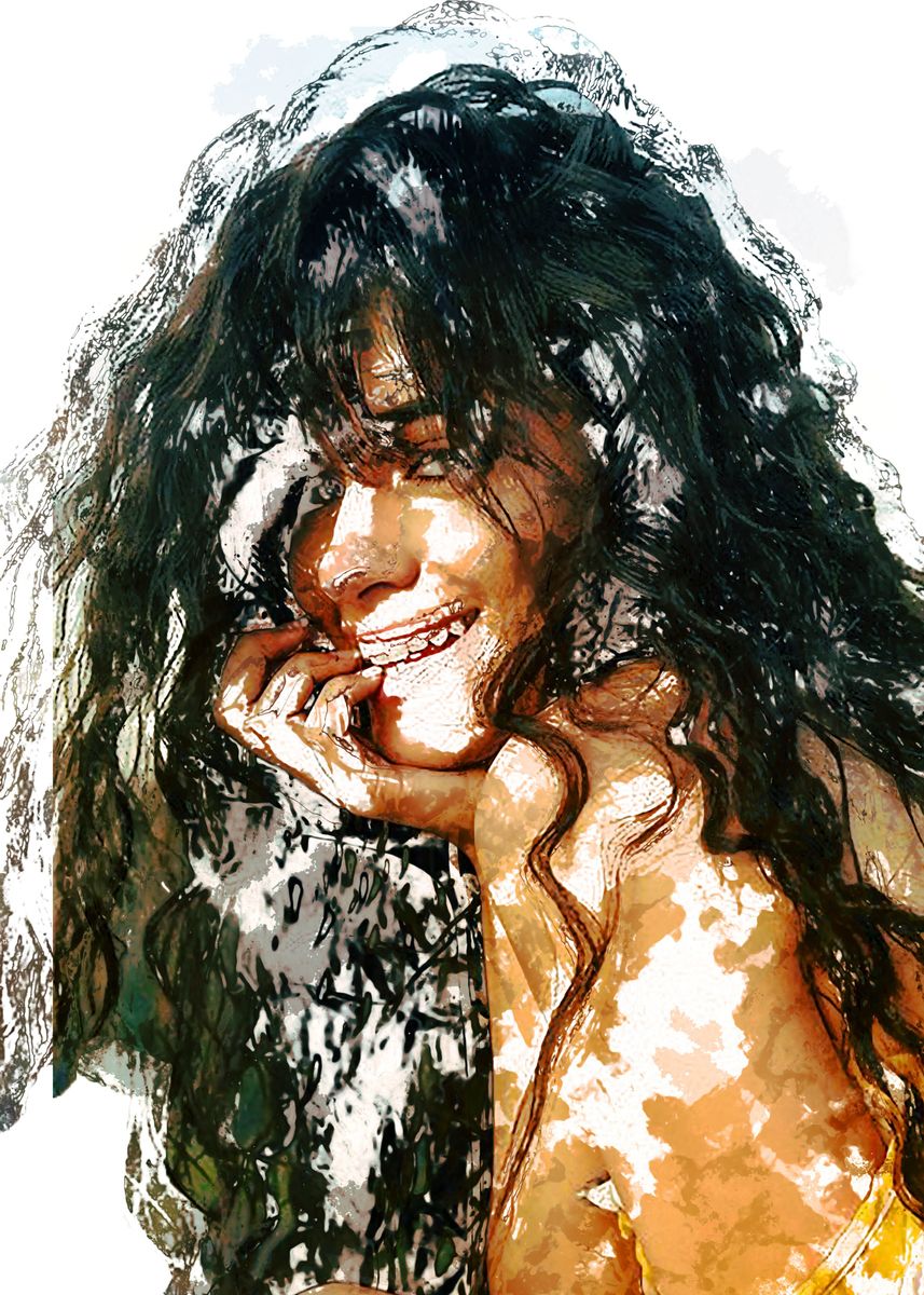 'Camila Cabello' Poster, picture, metal print, paint by Alex Mann ...