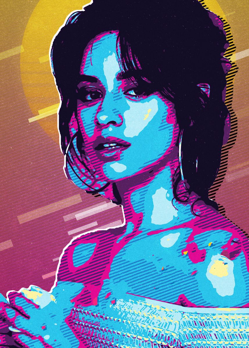 'Camila Cabello' Poster, picture, metal print, paint by Alex Mann ...