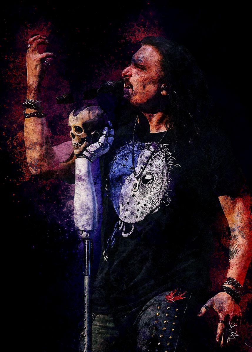 'Kevin James LaBrie' Poster, picture, metal print, paint by ...