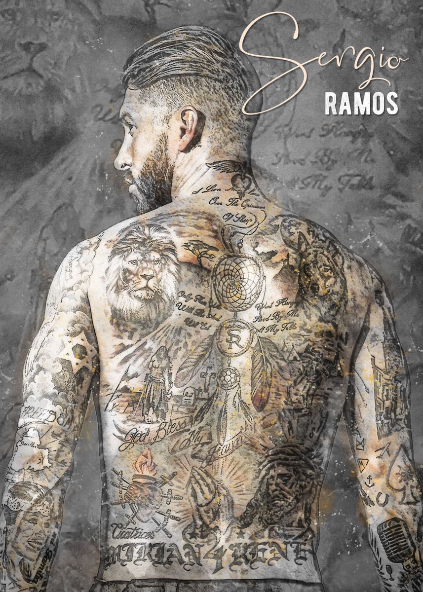 Sergio Ramos Tattoos
