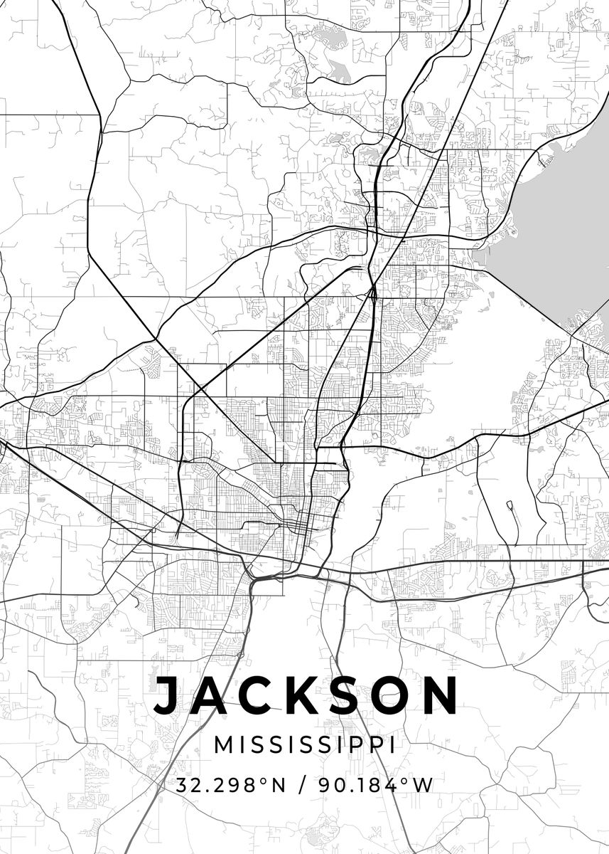 'Jackson Mississippi' Poster by Conceptual Photography Displate