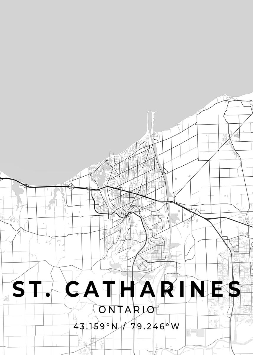 'St Catharines Ontario' Poster, picture, metal print, paint by ...