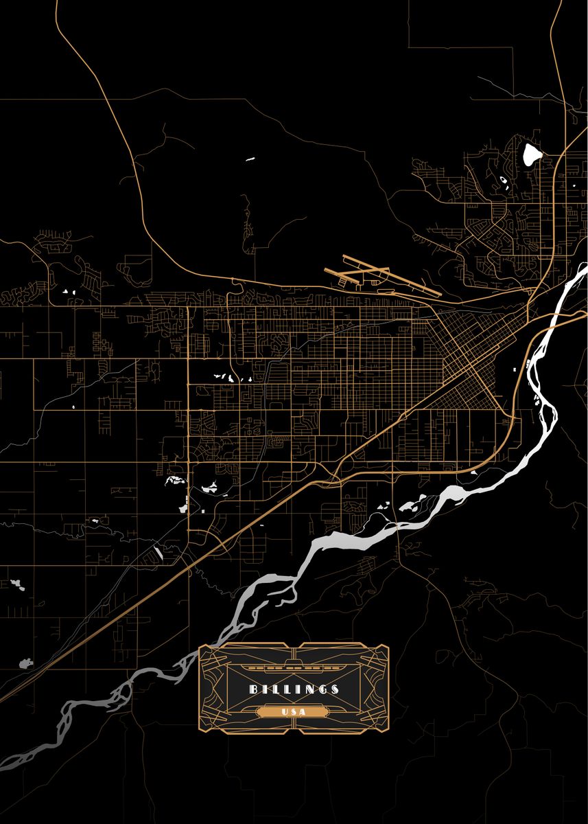 Billings Montana Poster By Five Senses Art Displate   84c48249edb1a7b5345600d1aaf7df17 36fa762abc618f409017d28173eeea8e 