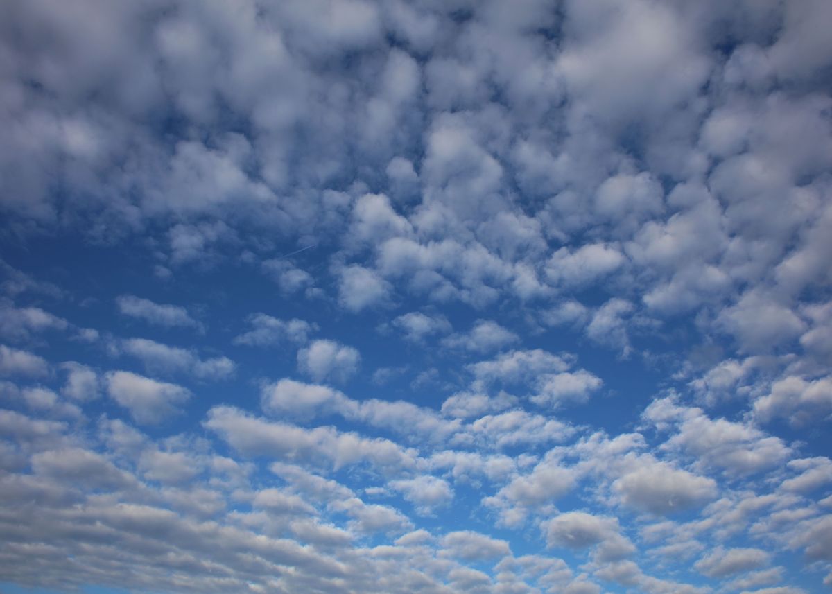 'Sky with bubbles clouds' Poster by BakalaeroZz Photography | Displate