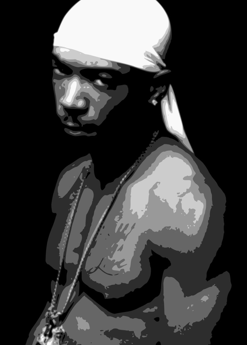 'Ja Rule' Poster, picture, metal print, paint by Josh B | Displate