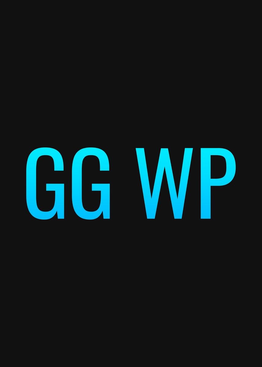 GG WP, good game well played | Sticker