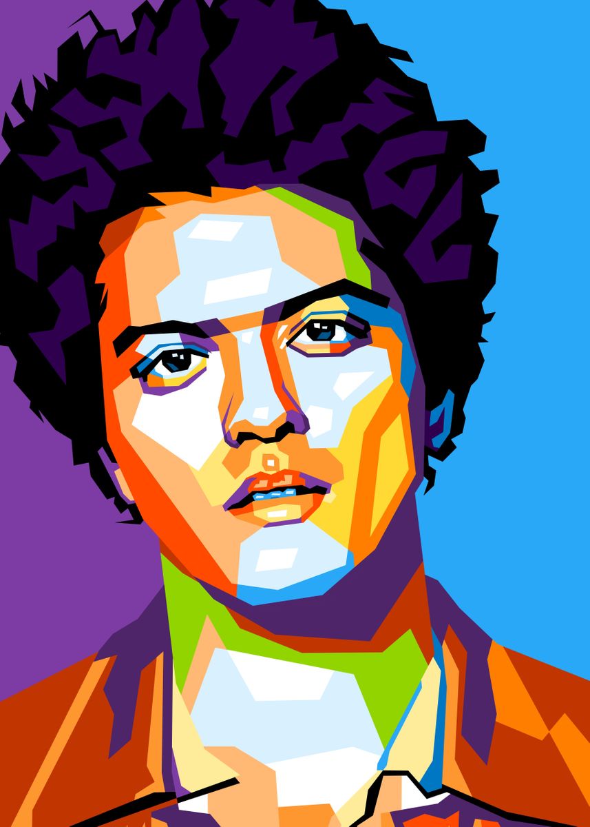 Bruno Mars Poster By Beny Rahmat Mulyadi Displate