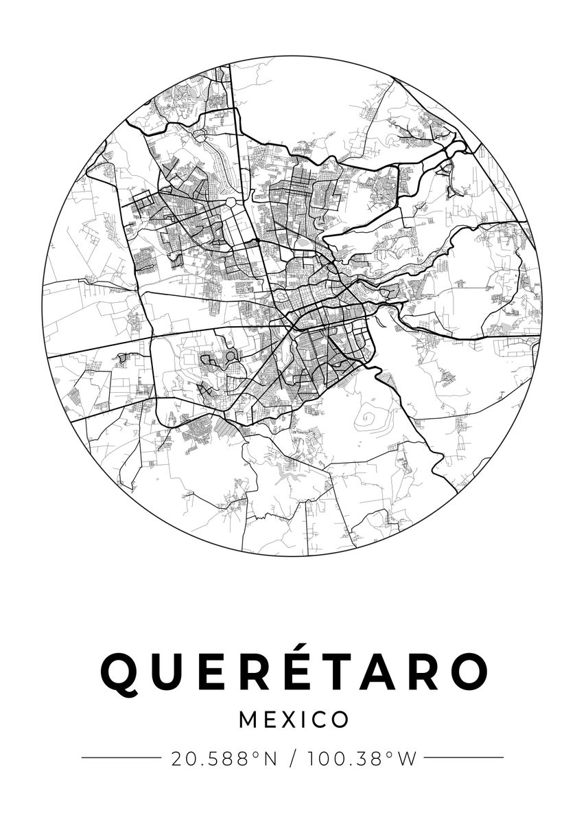 'Queretaro Mexico' Poster by Conceptual Photography Displate