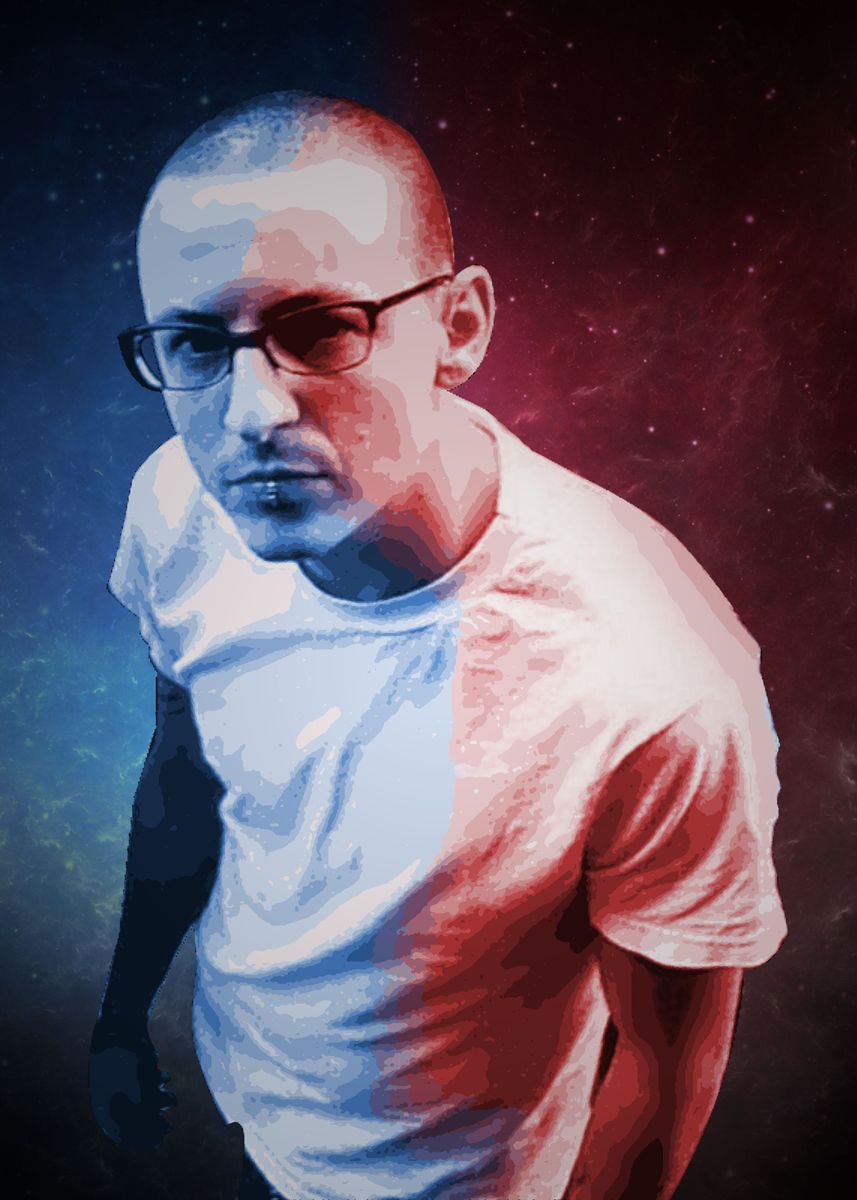 'Chester Bennington 1' Poster, picture, metal print, paint by Miracle ...