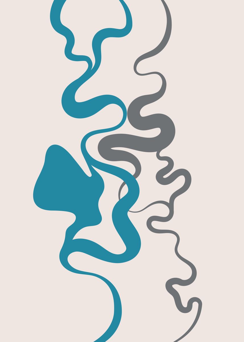 'River Seven' Poster by Robbie Watson Displate